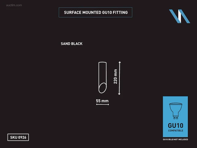 (8 x) 8 x gu10 opbouw design armatuur cilinder... - afbeelding 9 van  9