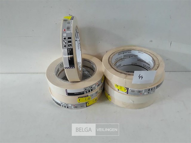 8 x afplaktape 18 mm x 50 m - afbeelding 2 van  3