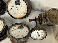 8 x antieke industriele meter - afbeelding 3 van  4
