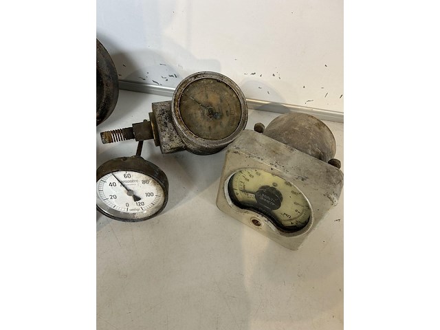 8 x antieke industriele meter - afbeelding 4 van  4