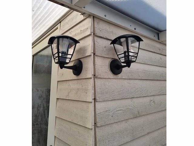 8 x arina wand buiten lamp zwart - afbeelding 6 van  7