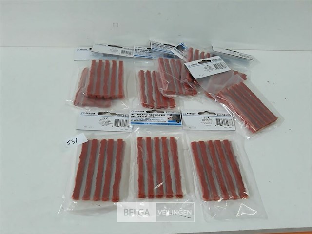 8 x autoband reparatie navulling veters 10 stuks - afbeelding 1 van  3