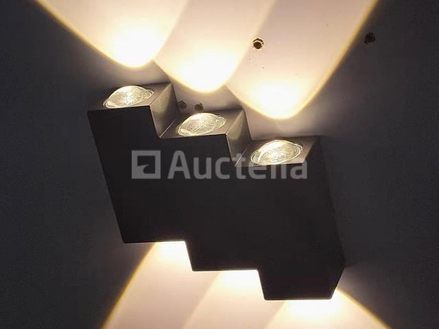 8 x bidirectionele led wandlamp – 6w – 3500k warm wit – ip54 – sw-45-3 - afbeelding 4 van  4