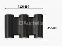 8 x bidirectionele led wandlamp – 6w – 3500k warm wit – ip54 – sw-47-3 - afbeelding 2 van  3
