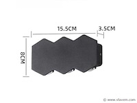 8 x bidirectionele led wandlamp – 6w – 3500k warm wit – ip54 – sw-51-3 - afbeelding 3 van  4