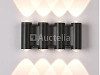 8 x bidirectionele led wandlamp – 8w – 3500k warm wit – ip54 – sw-47-4