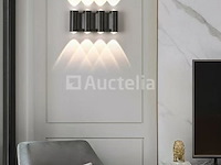 8 x bidirectionele led wandlamp – 8w – 3500k warm wit – ip54 – sw-47-4 - afbeelding 2 van  3
