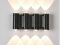 8 x bidirectionele led wandlamp – 8w – 3500k warm wit – ip54 – sw-47-4 - afbeelding 1 van  4