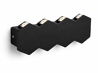8 x bidirectionele led wandlamp – 8w – 3500k warm wit – ip54 – sw-51-4 - afbeelding 2 van  8