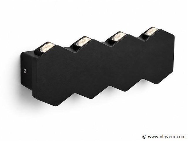 8 x bidirectionele led wandlamp – 8w – 3500k warm wit – ip54 – sw-51-4 - afbeelding 2 van  4