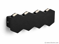 8 x bidirectionele led wandlamp – 8w – 3500k warm wit – ip54 – sw-51-4 - afbeelding 2 van  4