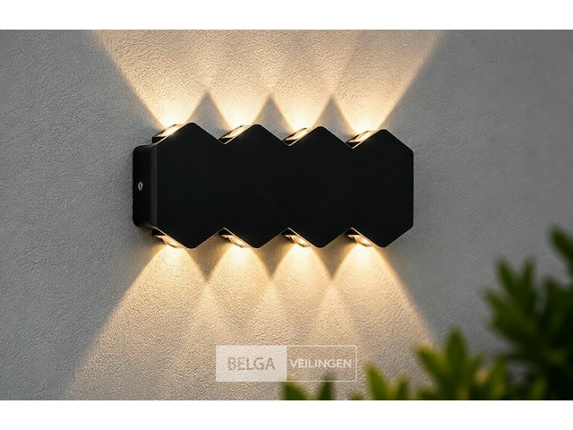 8 x bidirectionele led wandlamp – 8w – 3500k warm wit – ip54 – sw-51-4 - afbeelding 2 van  5