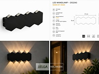 8 x bidirectionele led wandlamp – 8w – 3500k warm wit – ip54 – sw-51-4 - afbeelding 5 van  5