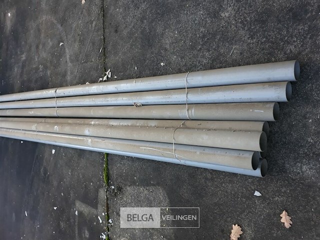 8 x buis pvc 4m 80mm dunwandig - afbeelding 1 van  3