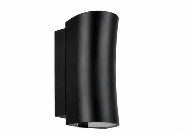 8 x buiten wandlamp up & down – gu10 – zwart – ip44 – safari - afbeelding 4 van  12