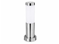 8 x buitenlamp tuinpaal – e27 – chroom – ip44 – 325mm – defne-3 - afbeelding 8 van  15