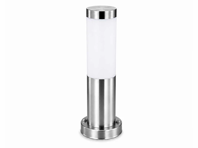 8 x buitenlamp tuinpaal – e27 – chroom – ip44 – 325mm – defne-3 - afbeelding 4 van  15
