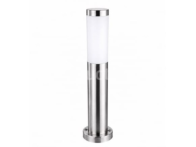 8 x buitenlamp tuinpaal – e27 – chroom – ip44 – 500mm – defne-4 - afbeelding 3 van  5