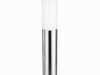 8 x buitenlamp tuinpaal – e27 – chroom – ip44 – 500mm – defne-4 - afbeelding 3 van  6