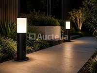 8 x buitenlamp tuinpaal – e27 – zwart – ip44 – 300mm – kavak-3 - afbeelding 3 van  5