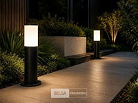 8 x buitenlamp tuinpaal – e27 – zwart – ip44 – 300mm – kavak-3 - afbeelding 2 van  6