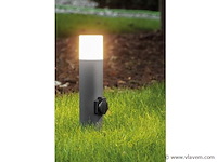 8 x cortona 40 schuko buiten lamp zwart - afbeelding 1 van  8