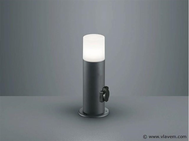 8 x cortona 40 schuko buiten lamp zwart - afbeelding 5 van  8