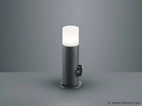 8 x cortona 40 schuko buiten lamp zwart - afbeelding 5 van  8