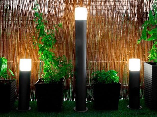 8 x cortona 80 buiten lamp zwart - afbeelding 6 van  9