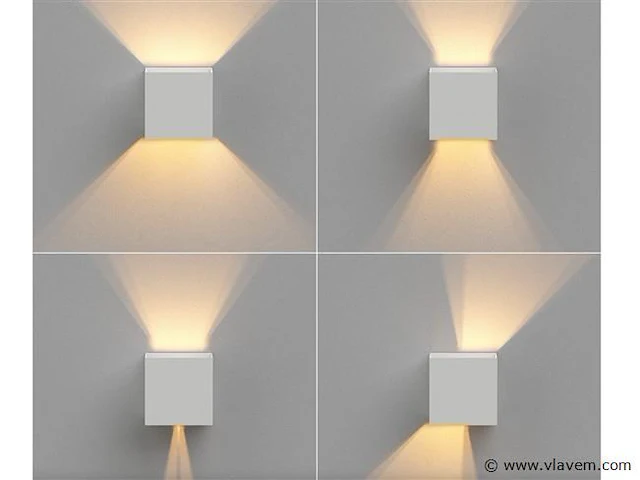 8 x cube motion sense wand armaturen wit - afbeelding 3 van  11