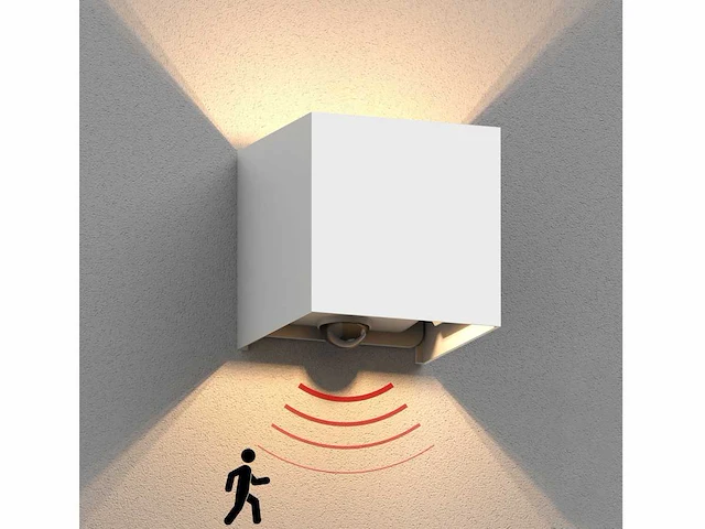 8 x cube motion sense wandarmatuur wit - afbeelding 3 van  11
