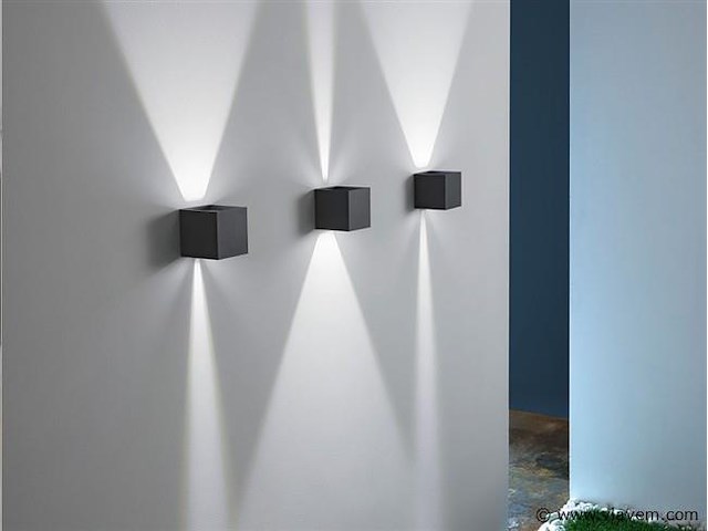 8 x cube motion wand armaturen oud bruin - afbeelding 1 van  9