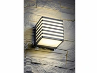 8 x cube opal buiten wandlamp zebra - afbeelding 1 van  5