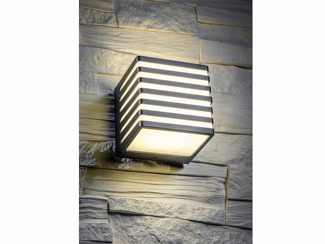 8 x cube opal buiten wandlamp zebra - afbeelding 5 van  5