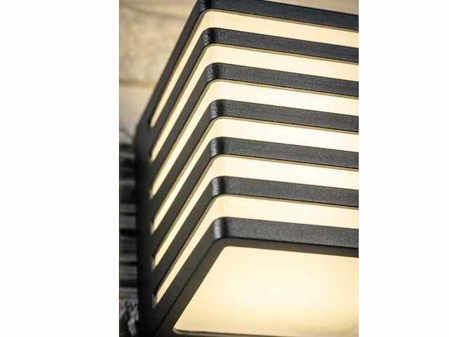 8 x cube opal buiten wandlamp zebra - afbeelding 1 van  5