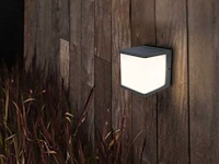 8 x cube opal buiten wandlamp zwart - afbeelding 8 van  8