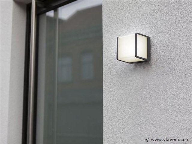 8 x cube opal led wand armaturen - afbeelding 5 van  8