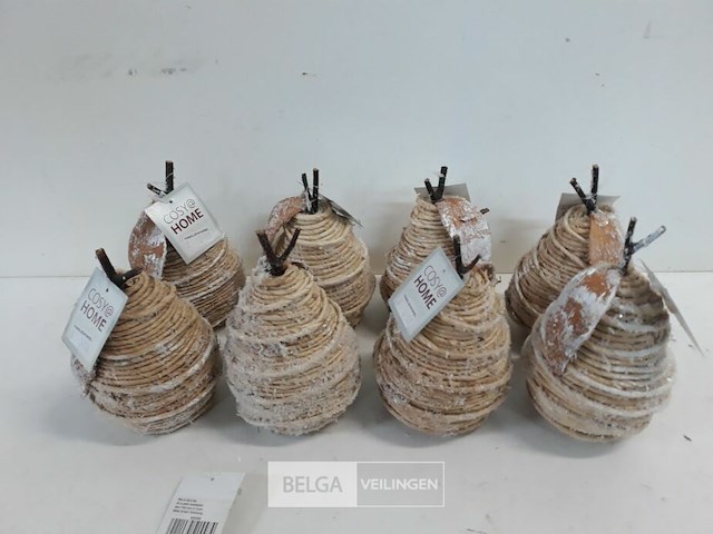 8 x deco peer 13 cm - afbeelding 2 van  3