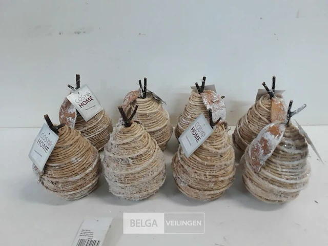 8 x deco peer 13 cm - afbeelding 1 van  3
