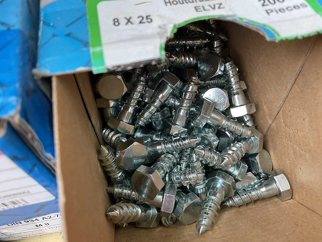 8 x dozen schroefbouten moeren; bouten - afbeelding 8 van  9