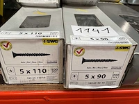 8 x dozen schroeven; houtdraadbouten - afbeelding 2 van  7