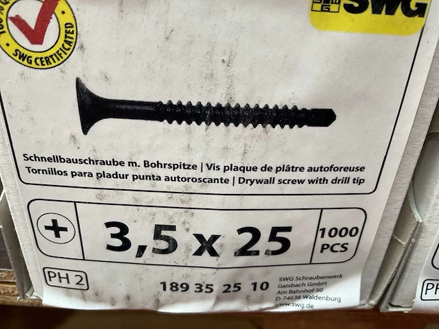 8 x dozen snelbouwschroeven - afbeelding 3 van  7