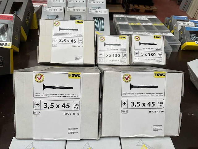 8 x dozen snelbouwschroeven - afbeelding 5 van  7