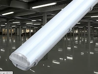 8 x dubbele tl armatuur 120cm – ip65 waterdicht – master - afbeelding 2 van  7