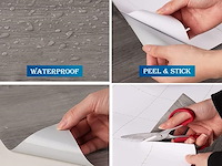 8 x funstick grijs behang (zelfvklevend) - afbeelding 3 van  4