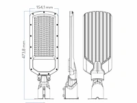 8 x g-tec dak pro 100 straatlantaarn led lampen - afbeelding 9 van  13