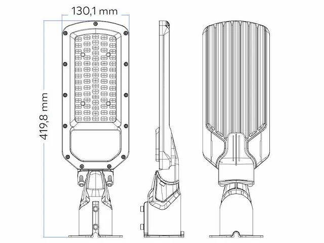8 x g-tec dak pro 100 straatlantaarn led lampen - afbeelding 7 van  11