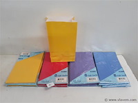 8 x giftzak 8 stuks mix kleuren - afbeelding 1 van  2