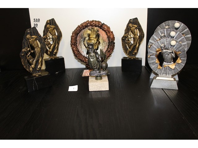 8 x golftrofee - afbeelding 2 van  2