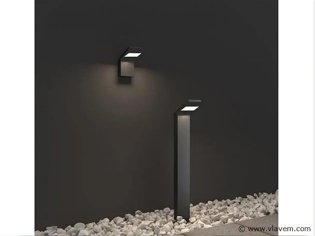 8 x gt 60 design wand lamp zwart - afbeelding 2 van  7